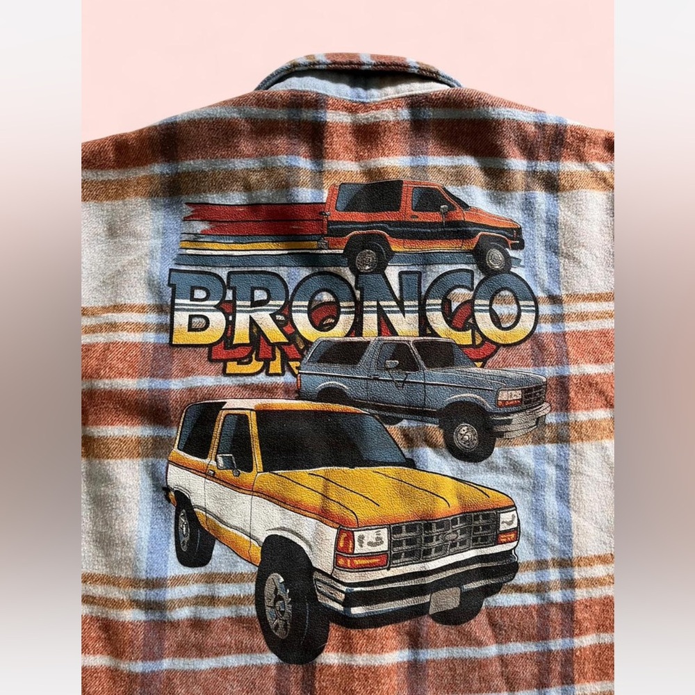 Ford Plaid Jacket with Blue and Brown Tones